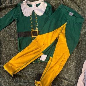 Hanna Andersson Green and Yellow Pajama Set with Soft Cotton Comfort